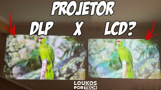 QUAL É O MELHOR PROJETOR DLP ou LCD BWVT2 x XIAOMI WANBO XS01 [upl. by Notxed55]