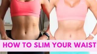 Get a SLIM WAIST in 3 steps   SMALL WAIST secrets fitnesstips smallwaist hourglassfigure [upl. by Atilef953]