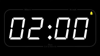 2 Minute Timer  Countdown  120 second timer ⏲️ timer countdown 2 minute times [upl. by Kcirrez]