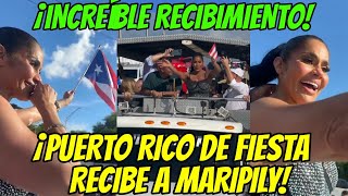 INCREÍBLE RECIBIMIENTO DE PUERTO RICO A MARIPILY RIVERA  LA CASA DE LOS FAMOSOS 4 [upl. by Maure]