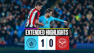 EXTENDED HIGHLIGHTS  Man City 1  0 Brentford  Haaland strike gives City a big THREE POINTS [upl. by Rhea]