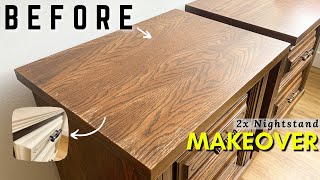 How to Refinish Nightstands for Beginners [upl. by Ahsym701]