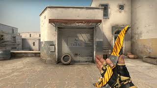 CSGO FALCHION KNIFE TIGER TOOTH FN  BROKEN FANG GLOVES YELLOW BANDED FN  SKIN SHOWCASE [upl. by Ahsik]