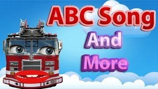 ABC Alphabet Song Phonics Songs English firetruck [upl. by Aicekat]