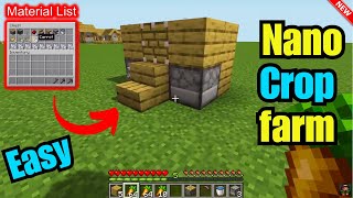 How To Make Nano Crop Farm In Minecraft 120 Nano Crop Farm for Minecraft 2024 [upl. by Kohl]