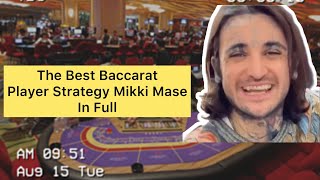 Playing Baccarat Using “Mikki Mase” Strategy To Win [upl. by Atteiluj]