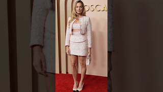 Margot Robbie Shines at Oscars Nominees Luncheon margotrobbie [upl. by Eel628]