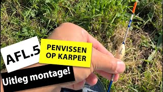 PENVISSEN OP KARPER  Met uitleg over de montage [upl. by Grubb]