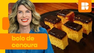 Bolo de cenoura  Rita Lobo  Cozinha Prática [upl. by Amirak]