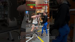 lo que decimos vs lo que pensamos 😂 gym gimnasio fitness gymhumor humor comedia [upl. by Aetnahc]