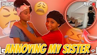 Annoying sister prank on jazzy she got mad 😂 [upl. by Brennan]