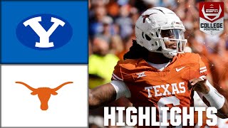 BYU Cougars vs Texas Longhorns  Full Game Highlights [upl. by Chance]