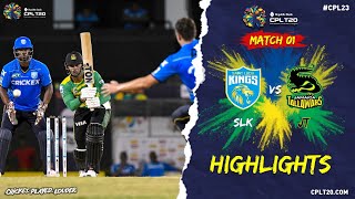 Highlights  St Lucia Kings vs Jamaica Tallawahs  CPL 2023 [upl. by Jacqui712]