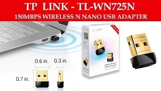 TPLink  150mbps Wireless N Nano Usb Adapter Unboxing amp Review [upl. by Eizdnil]