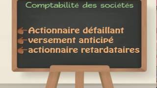 actionnaire défaillant  actionnaire retardataire versement anticipé 4 darija [upl. by Capriola]