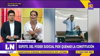 🔴 Duberlí Rodriguez expresidente del Poder Judicial pide quemar la constitución del 93 [upl. by Frans]