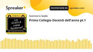 ep 1 st 3  Primo Collegio Docenti dellanno pt 1 [upl. by Kentiga675]