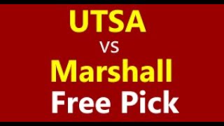 UTSA vs Marshall Free Picks Predictions 121923 [upl. by Catlee574]