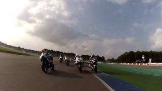 Onboard with Peter Hickman for his race two crash [upl. by Asfah]