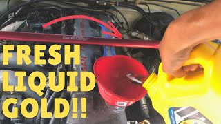 240sx S14 Build Ep 3  Quick Oil Change [upl. by Cruce]