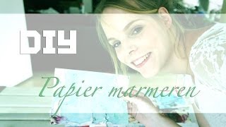 DIY Papier Marmeren [upl. by Yerffoeg]