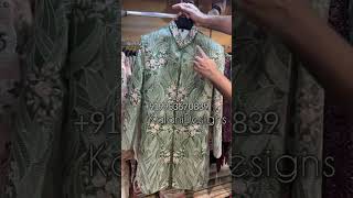 Latest best pastel achkan indowestern designer for groom  Indian wedding couture  ethnic wear [upl. by Naicul]