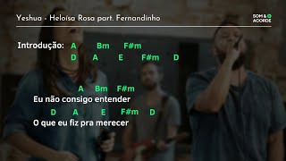 CIFRA  YESHUA heloisarosa PART fernandinho  Som amp Acorde [upl. by Yann703]