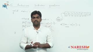 Pointers  C Technical Interview Questions and Answers  Mr Srinivas [upl. by Jordans79]