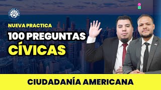 Estudia las 100 preguntas cívicas 2024  Ciudadanía americana [upl. by Nainatrad]