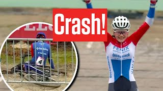 Lucinda Brand Abandons Puck Pieterse Powers To Zonhoven Win [upl. by Htebsle366]