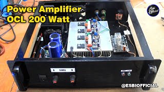 Serasa 1000 Watt  Super Power  OCL Audio Amplifier 200 Watt Rakitan [upl. by Thorrlow780]