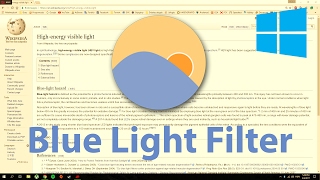 How to get Blue Light Filter in Windows 10 flux [upl. by Heddie]