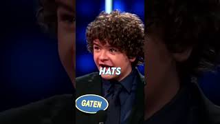 Gaten Matarazzo Reminds Steve Harvey That He Is Bald  Celebrity family Feud shorts [upl. by Julide612]