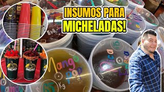 INSUMOS PARA MICHELADAS🥃🍻 micheladas para negocio 🍺😃¿Donde comprar TAMARINDOS para micheladas [upl. by Suzan]