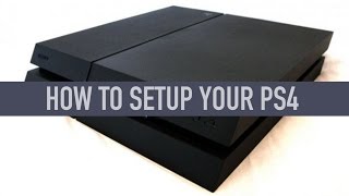 How to set up a PlayStation 4 [upl. by Cilegna]