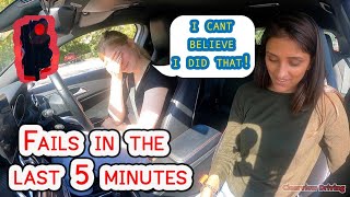 Learner Fails In The Last 5 Minutes  I Cant Believe She Did This  UK Practical Driving Test [upl. by Anaihr]