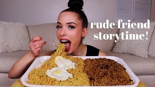 INDOMIE MI GORENG AND JAJANGMYEON NOODLE MUKBANG [upl. by Negam]