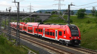 RE29 FrankenThüringenExpres Coburg🔃Erfurt Desiro HC bei Anbindung Coburg VDE81 DörflesEsbach [upl. by Llemij]