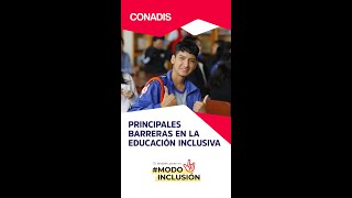 Principales barreras en la educación inclusiva [upl. by Fenwick]