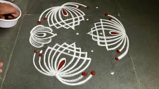 Margazhi maadham padikolam collections Simple muggulu designs easy rangoli designs [upl. by Amieva]