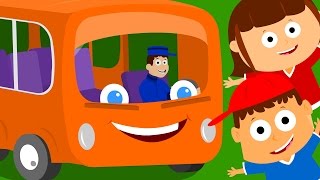 Wheels on the bus  Kids Songs amp Nursery rhymes with lyrics for children [upl. by Marozas]