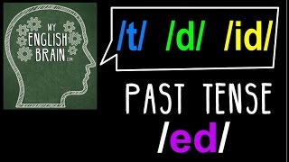 Past Tense ed Pronunciation My English Brain [upl. by Cacka]