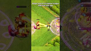 Single inferno Vs Inferno dragon ll Clash of clans ll shorts clashofclans coc [upl. by Madox]