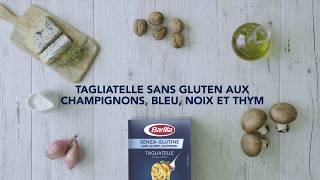 Tagliatelle sans gluten aux champignons bleu noix et thym [upl. by Lobiv]