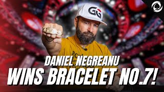 Daniel Negreanu Wins 7th WSOP Bracelet 🔥 [upl. by Aenea]