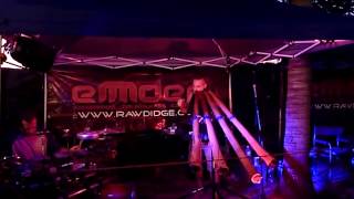 Fastest didgeridoo player  EMDEE LIVE FROM DARWIN amp aboriginal dancers  Fast drumnbass music [upl. by Noreik]