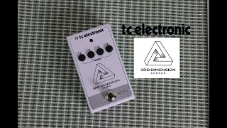 TC Electronic  3rd Dimension Chorus with other pedals [upl. by Colvert]