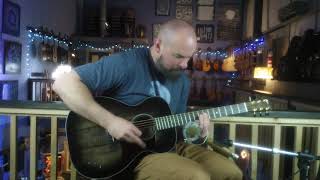 Demo 2 of the Prettiest Huss and Dalton T0014 Custom Guitar in All Myrtlewood [upl. by Ledda]