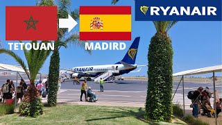 Tetouan Sania Ramel to Madrid  RYANAIR  TRIP REPORT  Boeing 737800  TripReportRYANAIRB737 [upl. by Skutchan]