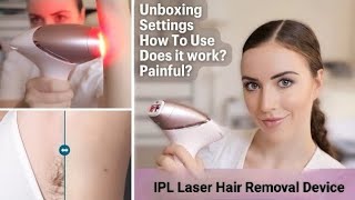 IPL Laser Hair Removal Device Usage Reviews Colorful World [upl. by Elleron]